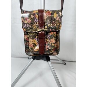 Patricia Nash Women's Floral Leather crossbody Bag boho floral festival